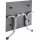 Klapptisch Polytec (HPL) 140x90cm Stahlgestell graphit / Tischplatte Polytec (HPL) Schiefer anthrazit