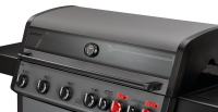Hyde 6 SIKR Turbo 6-Brenner , 26kW, 800 °C Turbo Zone, Switch Grid, Infarot-Backburner und Seitenkocher