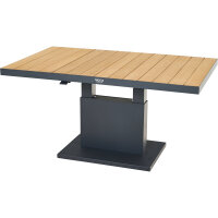 Talina Lift-Tisch 140cm x 85cm, Teak Gestell aus...