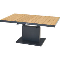 Talina Lift-Tisch 140cm x 85cm, Teak Gestell aus...