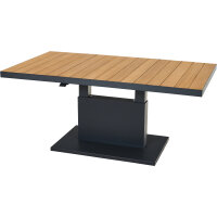 Talina Lift-Tisch 160cm x 90cm, Teak Gestell aus...