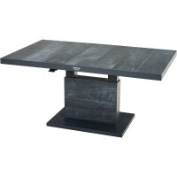 Talina Lift-Tisch 140cm x 85cm, wood-grey Gestell aus...