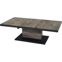 Talina Lift-Tisch 160cm x 90cm, wash-grey Gestell aus...