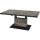 Talina Lift-Tisch 160cm x 90cm, wash-grey Gestell aus Aluminium in matt anthrazit, Tischplatte aus Keramik in washed grey