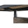 Talina Lift-Tisch 160cm x 90cm, wash-grey Gestell aus Aluminium in matt anthrazit, Tischplatte aus Keramik in washed grey