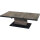 Talina Lift-Tisch 160cm x 90cm, wash-grey Gestell aus Aluminium in matt anthrazit, Tischplatte aus Keramik in washed grey