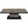 Talina Lift-Tisch 160cm x 90cm, wash-grey Gestell aus Aluminium in matt anthrazit, Tischplatte aus Keramik in washed grey