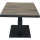 Talina Lift-Tisch 160cm x 90cm, wash-grey Gestell aus Aluminium in matt anthrazit, Tischplatte aus Keramik in washed grey