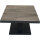 Talina Lift-Tisch 160cm x 90cm, wash-grey Gestell aus Aluminium in matt anthrazit, Tischplatte aus Keramik in washed grey