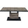 Talina Lift-Tisch 160cm x 90cm, wash-grey Gestell aus Aluminium in matt anthrazit, Tischplatte aus Keramik in washed grey