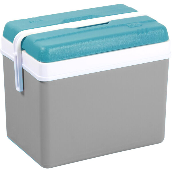 Kühlbox Promotion 35 l, blauer Deckel, Box grau 38 x 30 x39,5cm