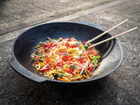 SWITCH GRID Gusseisen Wok