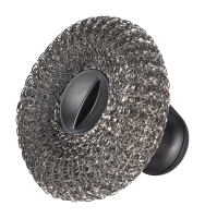 Grillbürste Rund mit Edelstahl-Mesh