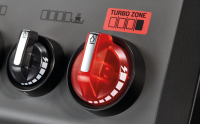 Hyde 4 SIKR Turbo 4-Brenner, Turbo Zone, Switch Grid, Infarot-Backburner und Seitenkocher
