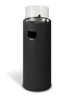 Terrassenfeuer NOVA LED L - black / silver 50mbar