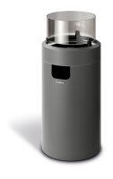 Terrassenfeuer NOVA LED M - grey / black 50mbar