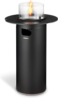 Terrassenfeuer NOVA L black / silver 50mbar inkl....