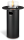 Terrassenfeuer NOVA L black / silver 50mbar inkl. Tischablage