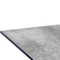 Klapptisch Polytec (HPL) 140x90cm Stahlgestell graphit / Tischplatte Polytec (HPL) in Beton hell