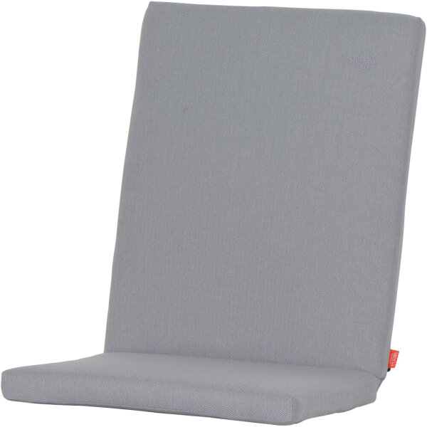 ASTER Sesselauflage 110cm Dessin Fish Bone silber, 100 % recyceltes Polyester