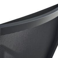 Bologna Move Sessel antrazit / Aluminiumgestell grau / Rantotex Bezug