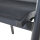 Bologna Move Sessel antrazit / Aluminiumgestell grau / Rantotex Bezug