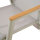 Bologna Move Sessel / matt seidengrau / Teamarmlehne / Aluminiumgestell