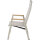 Bologna Move Sessel / matt seidengrau / Teamarmlehne / Aluminiumgestell