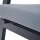 Valencia Comfort Plus Sessel matt anthrazit / Aluminium / Ranotex dunkelgrau / inkl. Kissen
