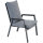 Valencia Comfort Plus Sessel matt anthrazit / Aluminium / Ranotex dunkelgrau / inkl. Kissen