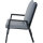 Valencia Comfort Plus Sessel matt anthrazit / Aluminium / Ranotex dunkelgrau / inkl. Kissen
