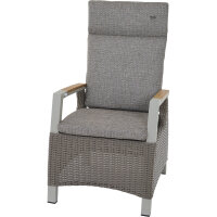 Corido Move Sessel / taupe / Aluminium / Teak / inkl....