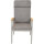 Cortina Move Sessel grau/taupe, Aluminium, Rope, Teak, inkl. Kissen