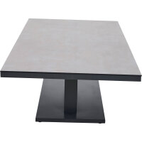 Talina e-Lifttisch 180cm x 95cm, Aluminium anthrazit, HPL beton, ohne Akku+Netzteil