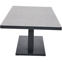 Talina e-Lifttisch 180cm x 95cm, Aluminium anthrazit, HPL beton, ohne Akku+Netzteil