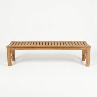 Teakholz Gartenbank DENNIS 3 Sitzer 180cm