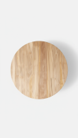 Teakholz INDOOR Tischplatte rund 70cm – 2,5 cm,...
