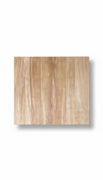 Teakholz INDOOR Tischplatte rechteckig 70cm – 2,5 cm, handgefertigt