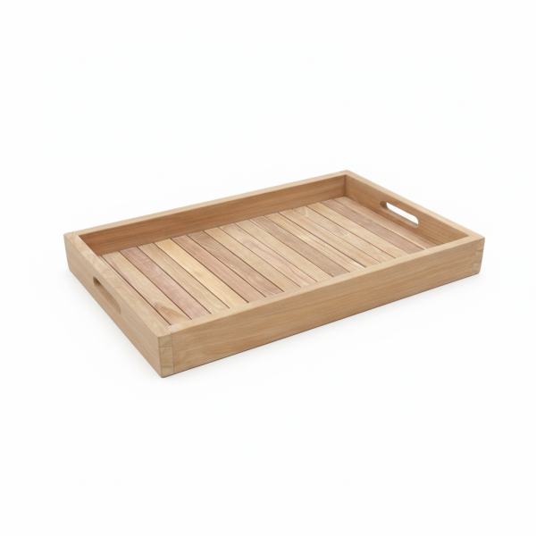 Teakholz Tablett 60cm
