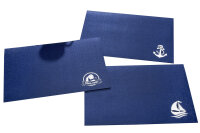 Platzset rechteckig „Anker/Schiff“ 2er Set