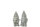 Zwerg Zement Grau Small, 2er Set