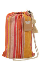 Hängematte Streifen Orange Mix, Baumwolle / Polyester