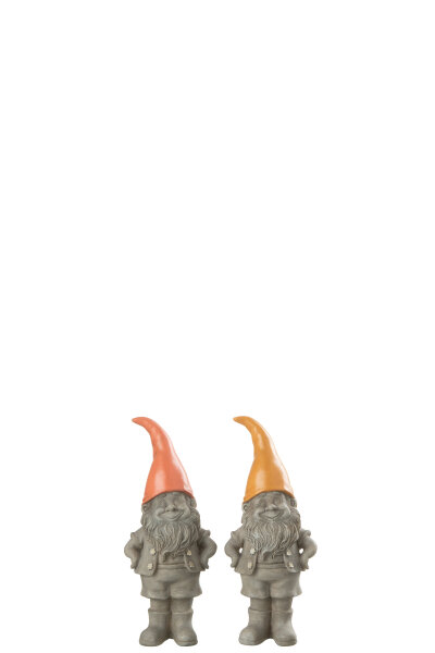 Zwerg mit Spitzer Hut, Polymix, Small, 2er Set