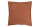 Kissen Viereckig Leder Cognac