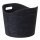 Filz-Kaminholztasche grau Ø 39cm x H 31cm