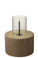 Feuerstelle Baumstamm, Rund, Braun, Ethanol, Large