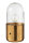 Tischlampe Antik, Led,  Glas / Zink,Gold,Large