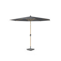 Mittelstockschirm Riva Ø250 Teak look / Anthrazit