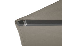 Mittelstockschirm Riva Ø350 Anthrazit / Ecru