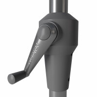Mittelstockschirm Riva Ø350 Anthrazit / Ecru